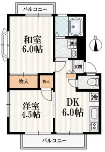 サン所沢【2階】の間取り