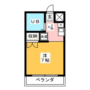 さくらコーポ【1階】の間取り