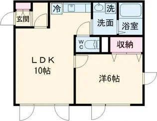 ソフィア五稜郭【2階】の間取り