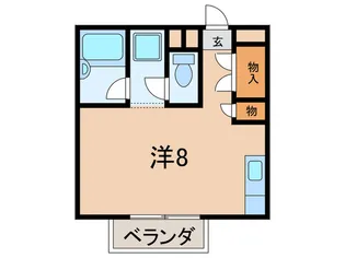 ヴィラ上ケ原【1階】の間取り