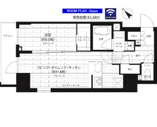 ステージグランデ台東根岸アジールコート【11階】の間取り