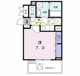 シャルドネIII【1階】の間取り