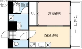 フレア深江橋【3階】の間取り