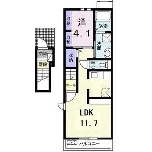 ターナリー【2階】の間取り