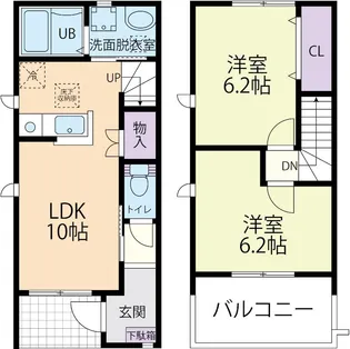 Sunny Residence(サニーレジデンス) Aの間取り