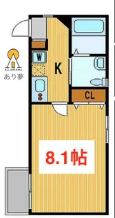 b CASA横浜南【2階】の間取り