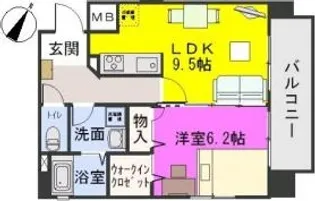 三川ビル【3階】の間取り