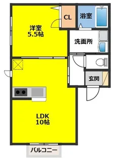 チャコニー【1階】の間取り