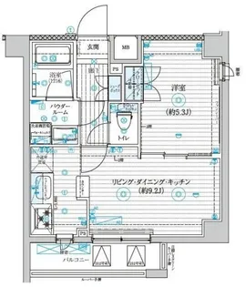 ジェノヴィア世田谷砧II【2階】の間取り