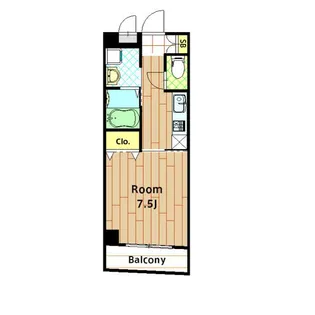サン・ルミエール【1階】の間取り