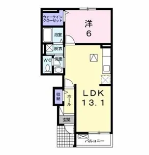 サテライト匠【1階】の間取り