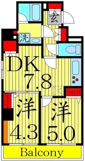 アイル押上ノルド【3階】の間取り