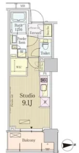 パークアクシス池田山【6階】の間取り