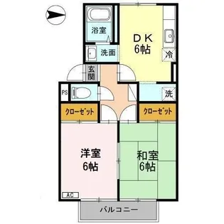 プレジール チェリー【2階】の間取り