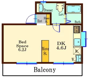 Cast anchor Togoshiginza【3階】の間取り
