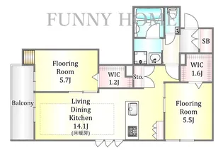 ORANGETTE【2階】の間取り