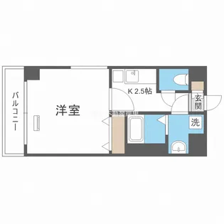 サンティール【5階】の間取り