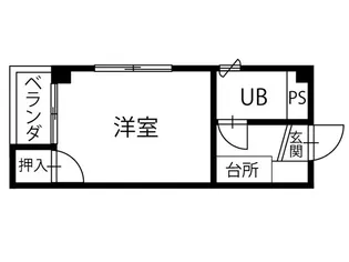 山田ハイツ【3階】の間取り