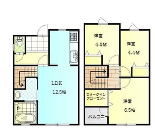 アップル ソ ロッテの間取り