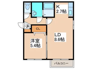 アバンセN42【2階】の間取り