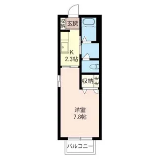 プログレスB【2階】の間取り