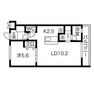 しまかげビル【5階】の間取り