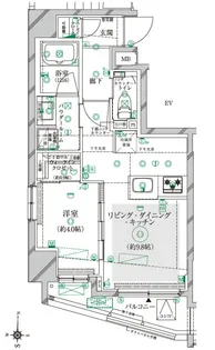 ヴァースクレイシア芦花公園ウエスト【5階】の間取り