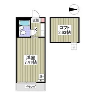 ルピナス【2階】の間取り