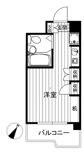 スカイコート明大前第2【6階】の間取り