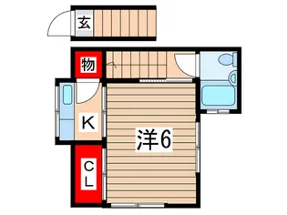 ガ-デンハイツC【2階】の間取り