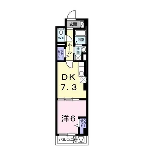 K’sコート京都【3階】の間取り