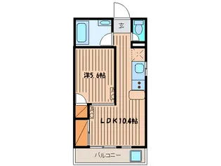 厚木ハイム【2階】の間取り