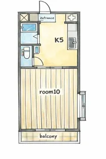 メゾン袴田【3階】の間取り