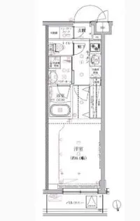 クレイシア祐天寺【3階】の間取り