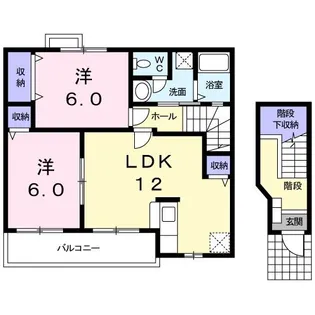 マリオン・スター 牛川通【2階】の間取り