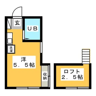 三友ハイツ第2【2階】の間取り