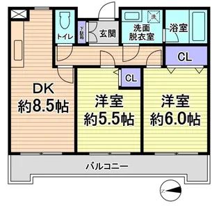 ステックスストゥリームエクセレント【3階】の間取り
