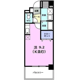 ビューラー鷺沼I【1階】の間取り