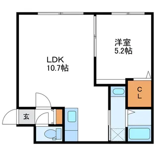 Etoile N34 エトワールN34【4階】の間取り