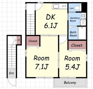 フェリーチェIII【3階】の間取り