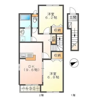 エルフォーラ【2階】の間取り