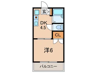ハイム神山【2階】の間取り