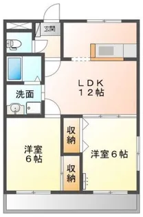 ベルメゾン高丘【3階】の間取り