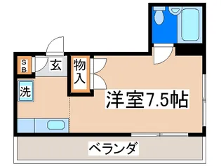 コーポ シネラリア【3階】の間取り