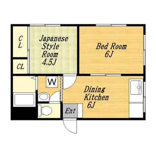 マロンハイツ【1階】の間取り