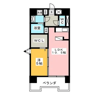 ティアラ川村【10階】の間取り