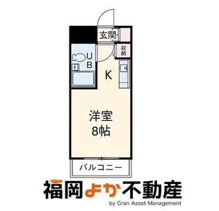 メゾン・ド・ミラージュ【6階】の間取り