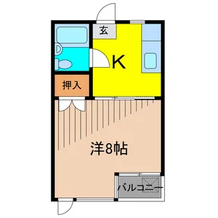 ビラグレイスII【1階】の間取り