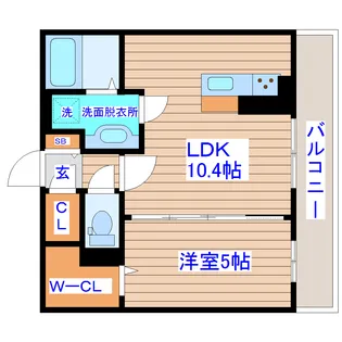 オリエント荒井西【2階】の間取り