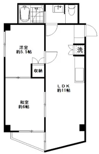 J・RESIDENCE十条【2階】の間取り